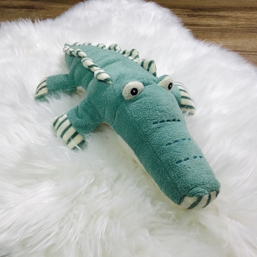 BABY Aurora Green Alligator Plush 18” Loungies Spike Soft Stuffed Animal Lovey